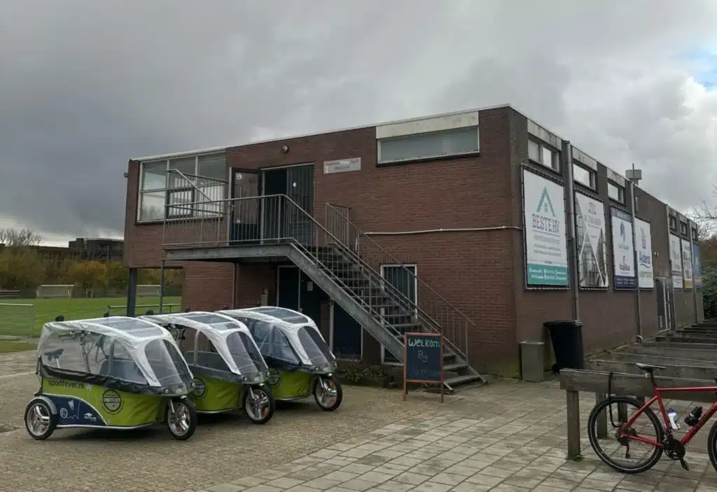 Gebouw van SportBSO Reinaldapark opvanglocatie